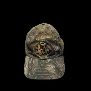 Chicago Blackhawks 47 Hat NHL Camouflage Adult Size Snapback Cap Hat Stadium